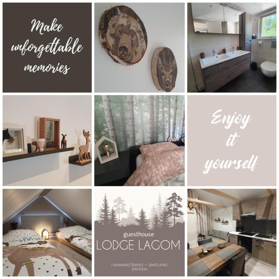 Luxury Guesthouse 'Lodge Lagom' - Hammarstrand-Jaemtland Kültér fotó